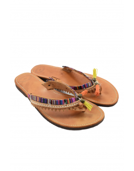 Handmade leather sandals for women - boho style